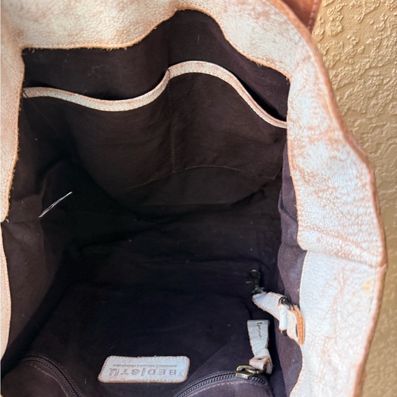 BED|STU “Stevie” Tan and Cream Tote Bag - Picture 11 of 12